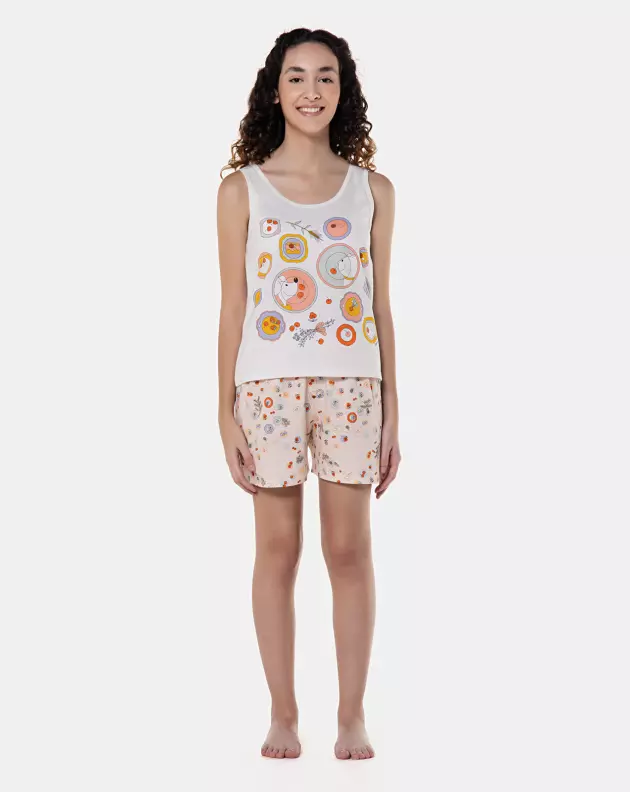Pijama regata e short     