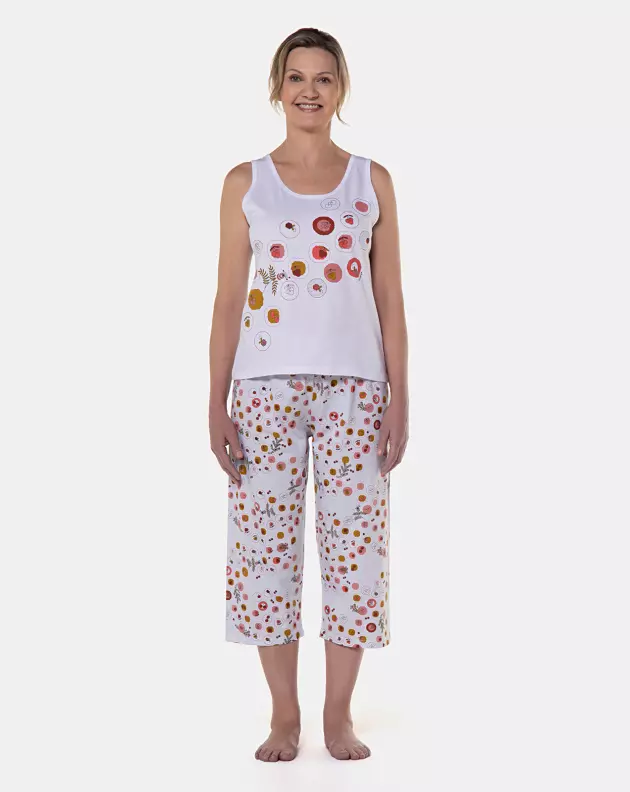 Pijama regata e corsário     