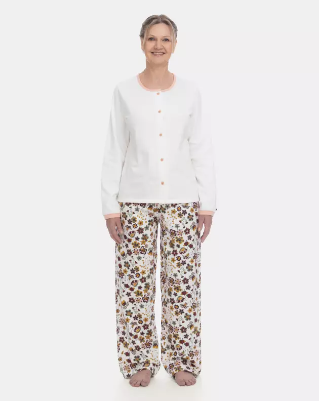 Loja Sonhart Oficial | Homewear Feminino  Clássico Manga Longa e Calça Floral