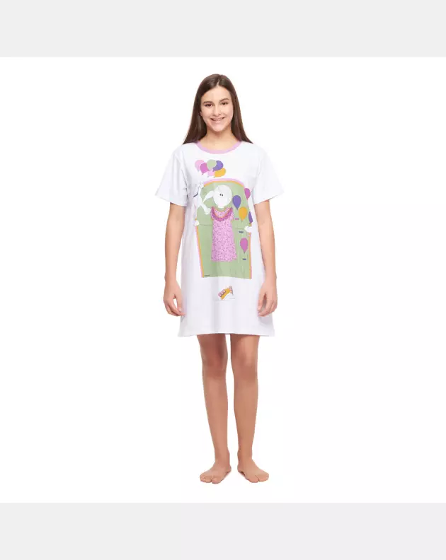 Camisão Feminino Adulto Manga Curta