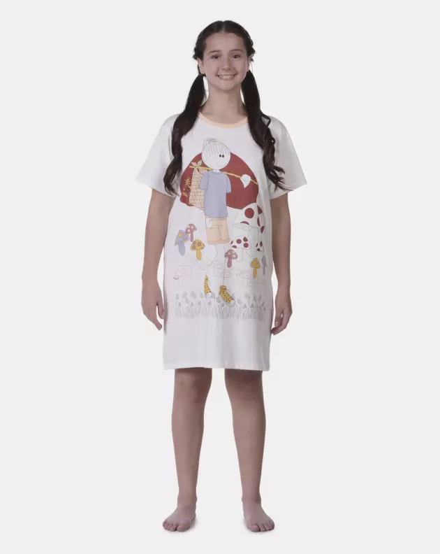 Camisão manga curta              