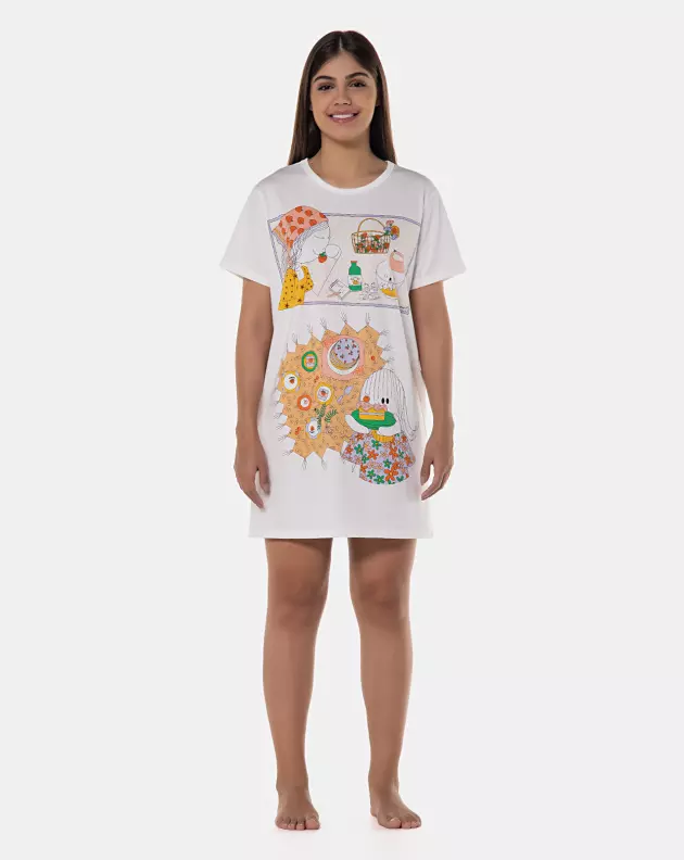 Camisão manga curta 