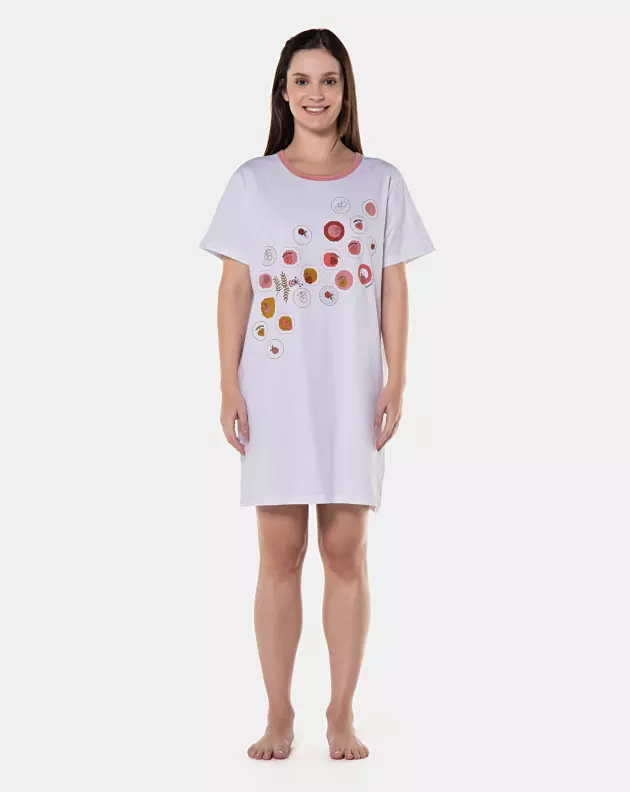 Camisão manga curta              