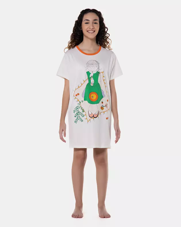 Camisão manga curta        