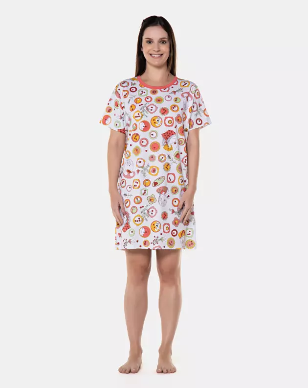 Camisão manga curta 
