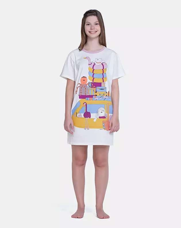 Camisão Manga Curta