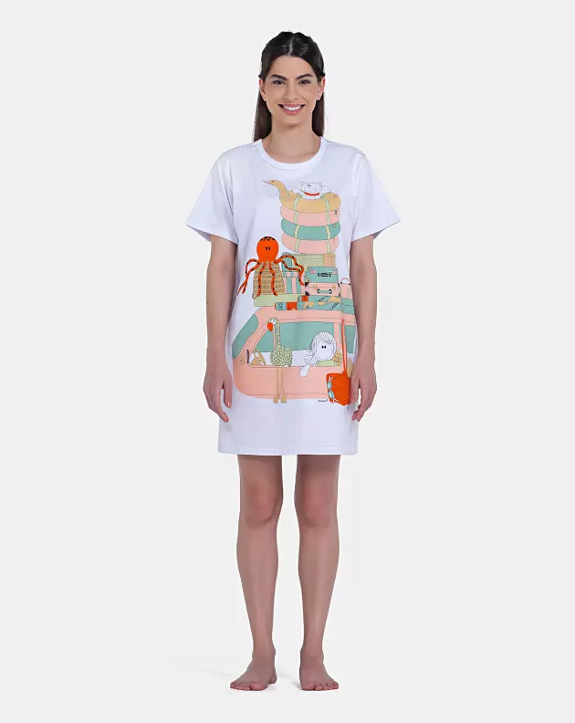 Camisão Manga Curta