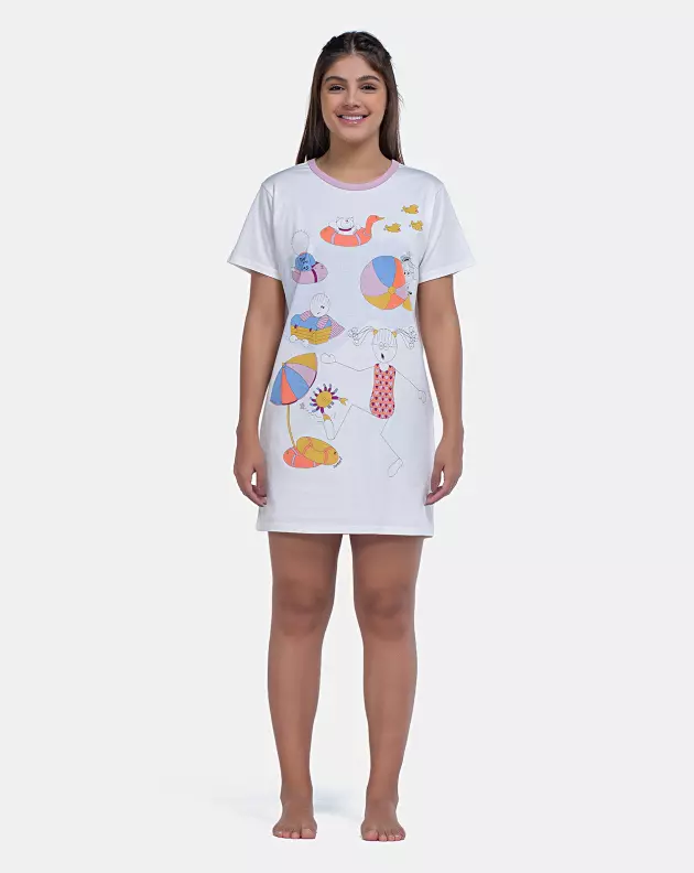 Camisão Manga Curta