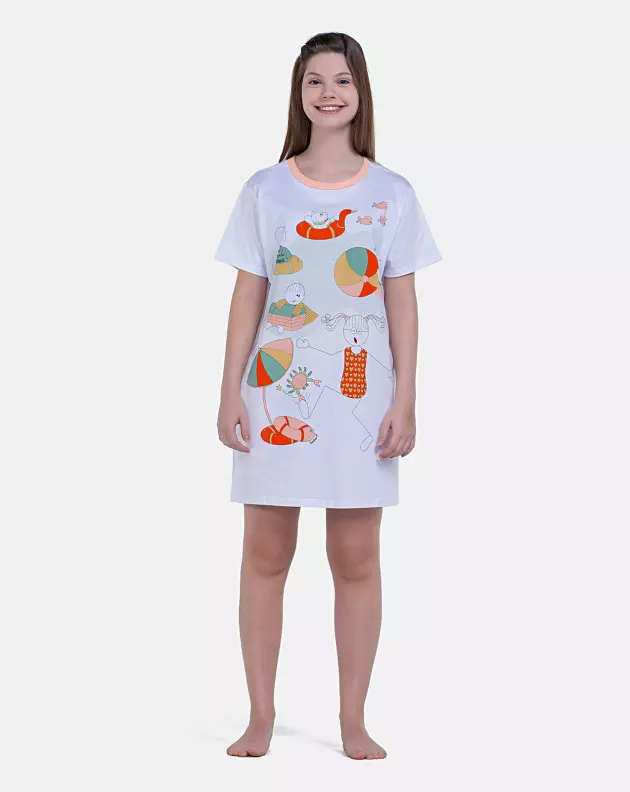 Camisão Manga Curta