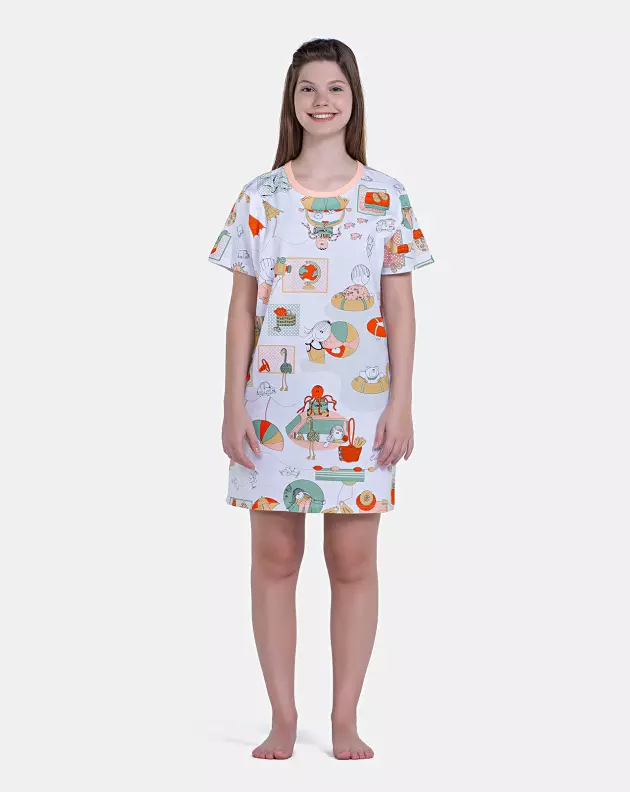 Camisão Manga Curta