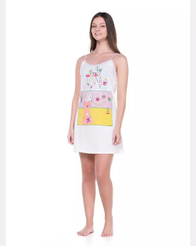 Camisola Feminino Adulto Alça