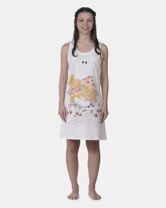Camisola Sonhart Feminina regata Média Estampa Annie