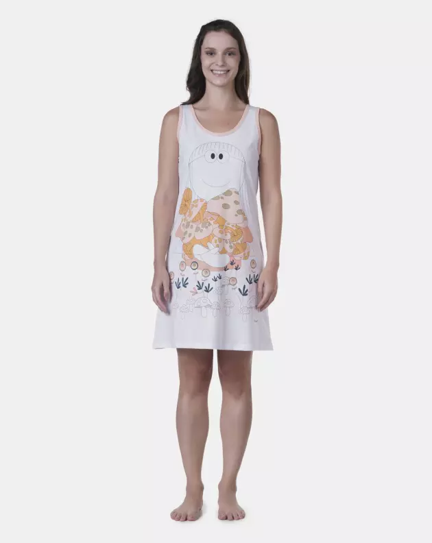 Camisola Sonhart Feminina regata Média Estampa Annie              