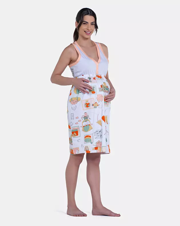 Homewear Gestante Camisola Regata