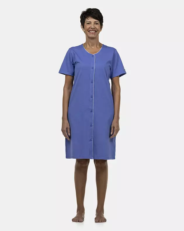Camisola Feminina Adulto Manga Curta Aberta