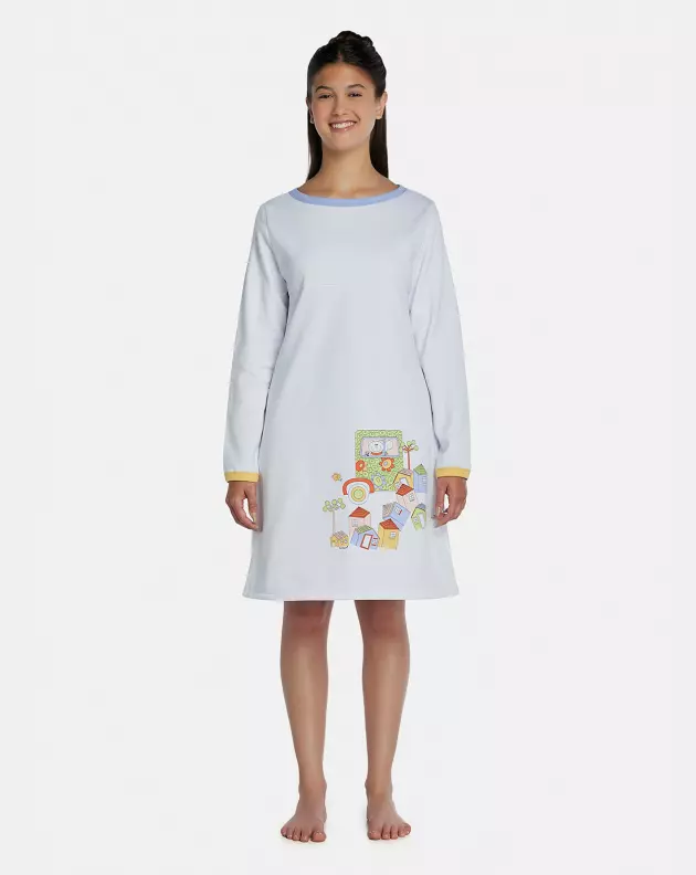 Camisola Feminino Adulto Manga Longa Moletinho