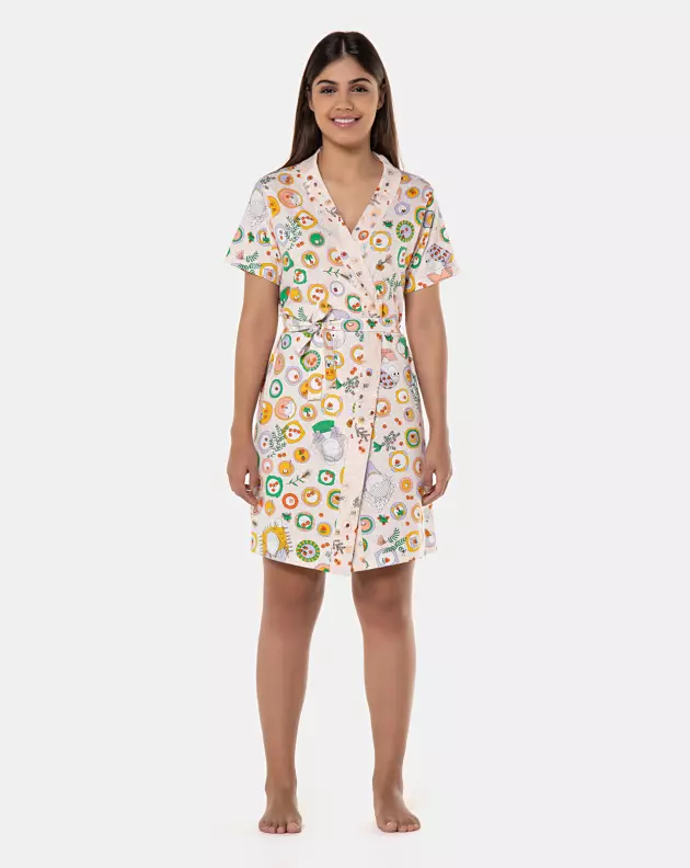Robe manga curta       