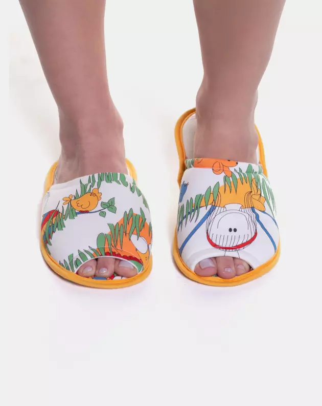 Pantufa Feminina Adulto Com Abertura