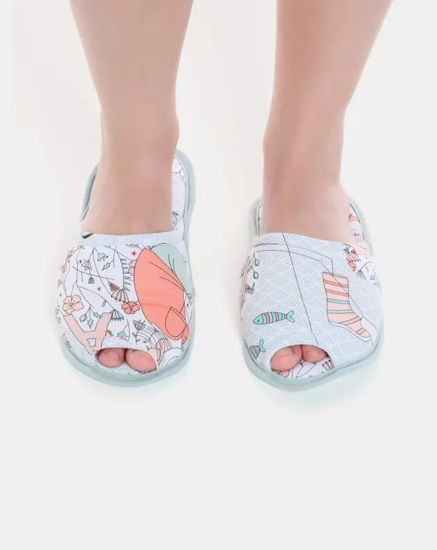 Pantufa Feminina Adulto Com Abertura