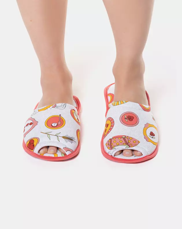 Pantufa com abertura adulto