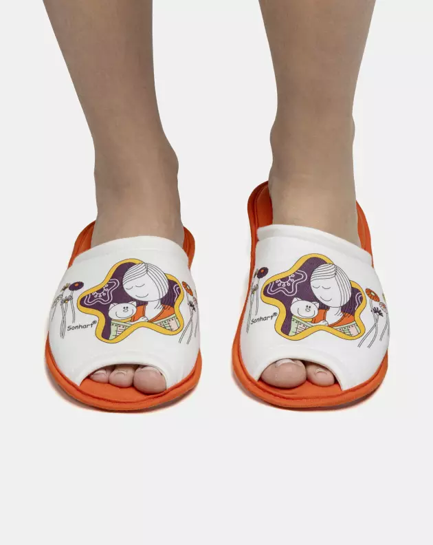 Pantufa Feminina Adulto Com Abertura