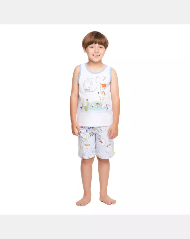 Pijama regata e bermuda
