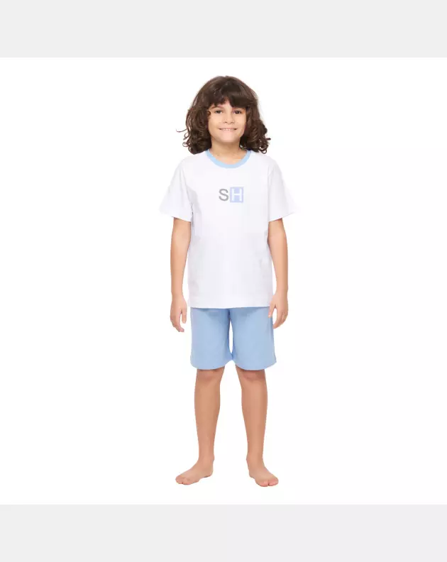 Pijama manga curta e short      