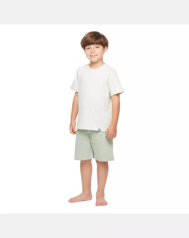 Pijama manga curta e short