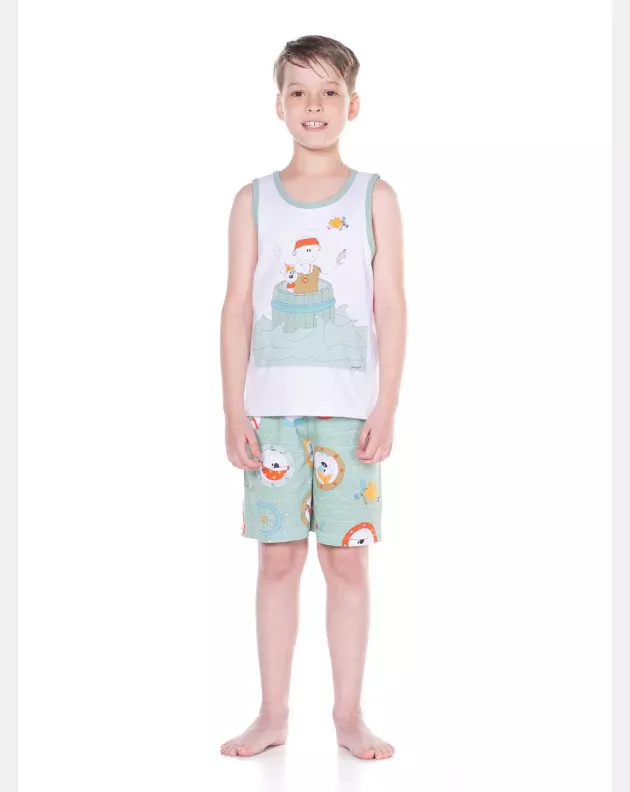 PIJAMA REGATA E BERMUDA