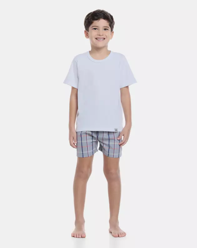 Pijama manga curta e short            