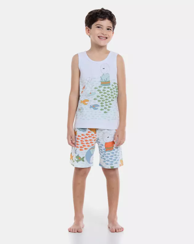 Pijama regata e short