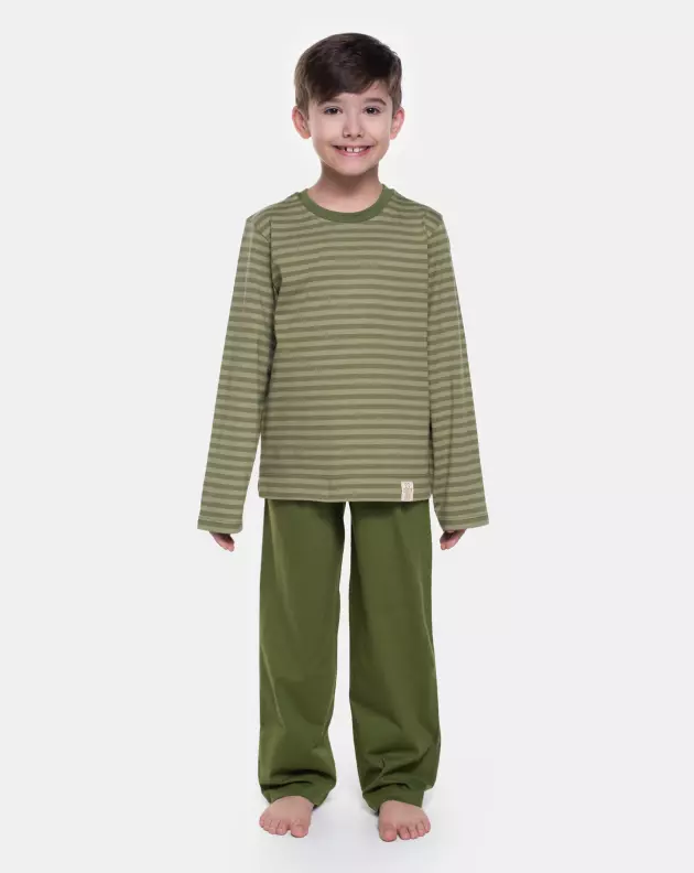 Pijama Manga Longa e Calça