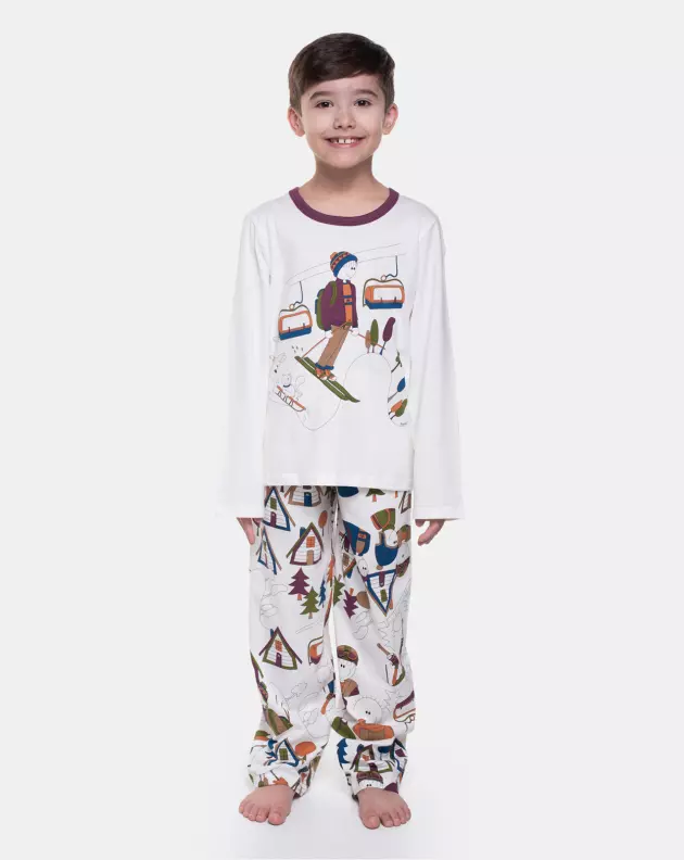 Pijama Manga Longa e Calça