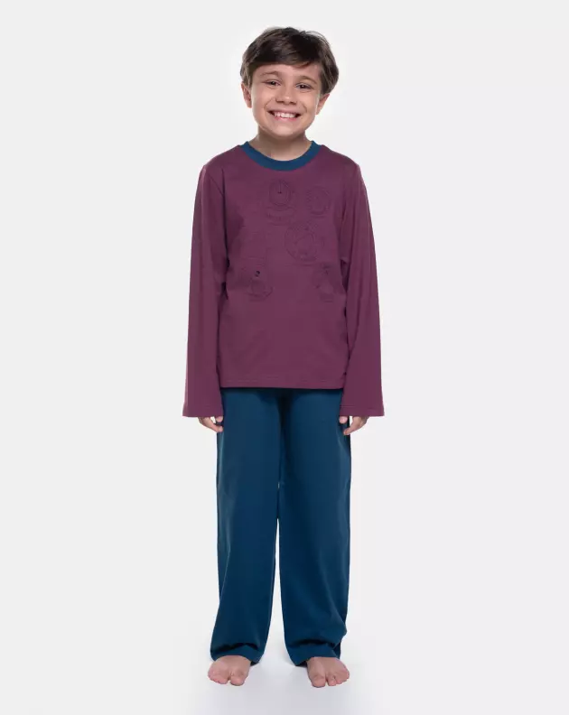 Pijama Manga Longa e Calça