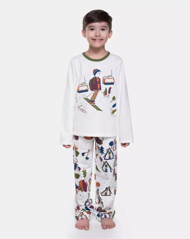 Pijama Manga Longa e Calça