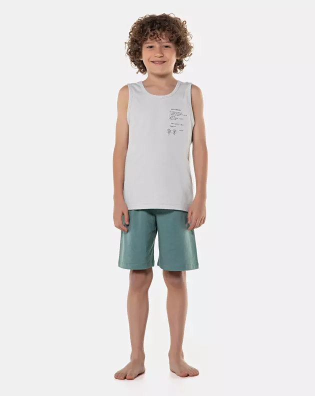 Pijama regata e bermuda      