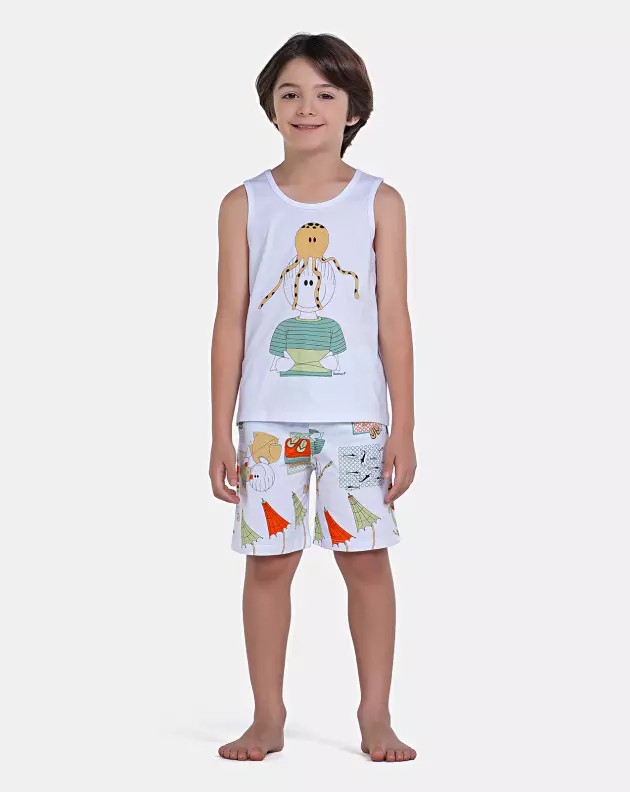 Pijama Regata e Bermuda