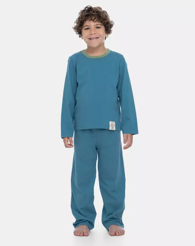 Pijama Manga Longa e Calça