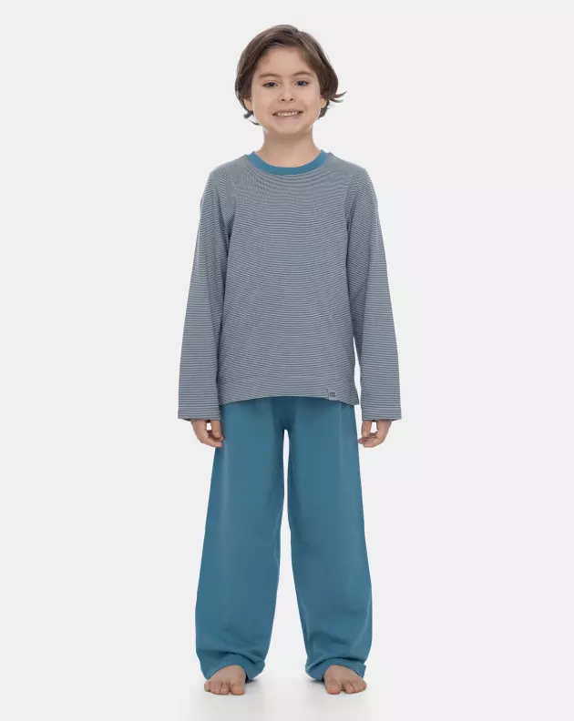 Pijama Manga Longa e Calça
