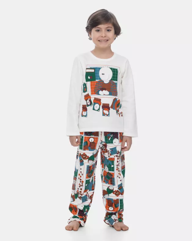 Pijama Manga Longa e Calça