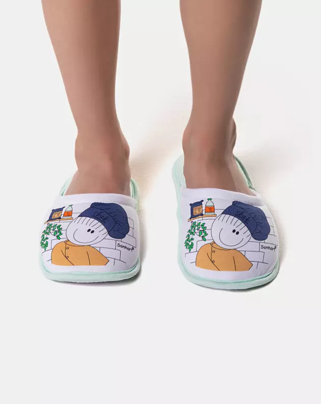 Pantufa fechada infantil - 5 a 12 anos 