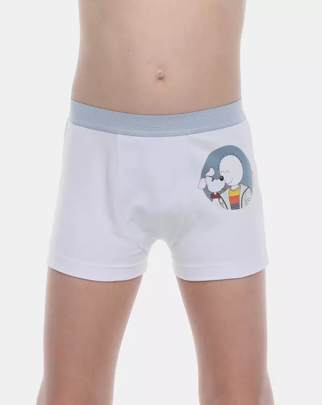 Cueca Boxer Infantil Cós Largo Bill e Ted