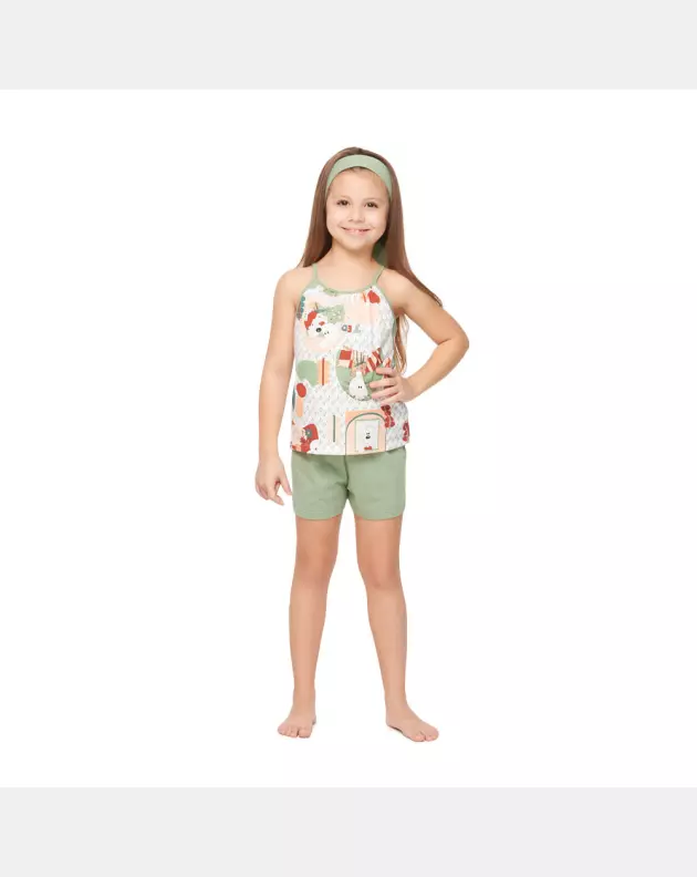 Pijama alça e short           