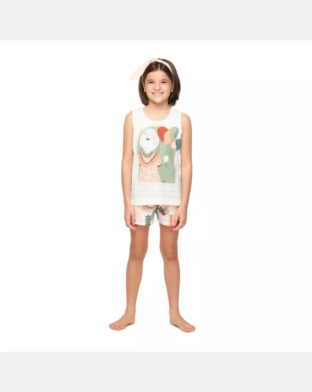 Pijama regata e short 