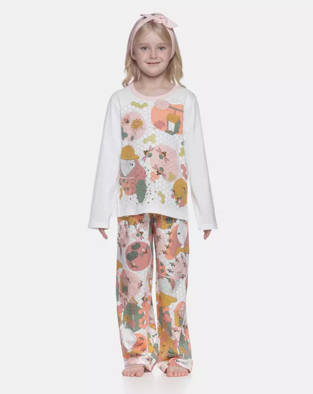 Pijama manga longa e calça