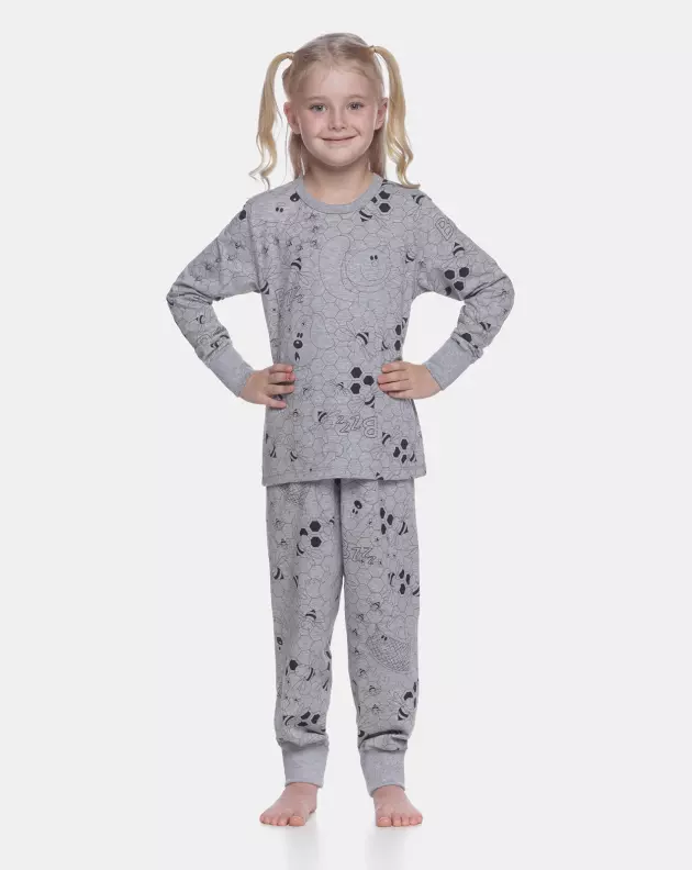 Pijama manga longa e calça
