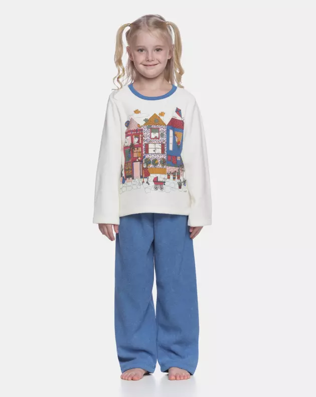 Pijama manga longa e calça    