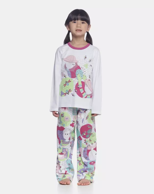 Pijama manga longa e calça