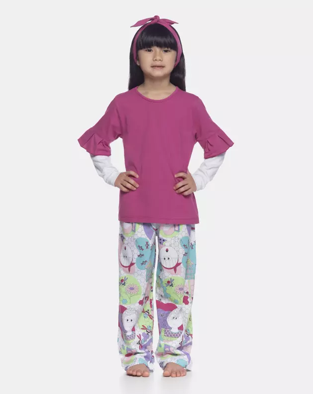 Homewear manga longa e calça