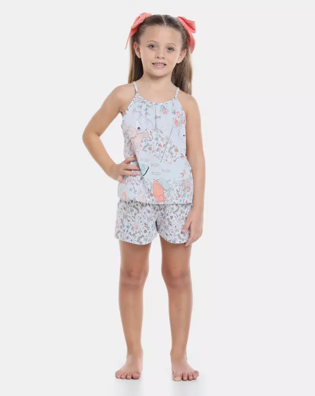 Pijama alça e short     